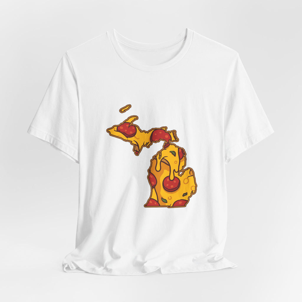 Michigan Pizza Map T-Shirt