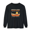 Pennsylvania Foliage Report Retro Landscape Long Sleeve Tee