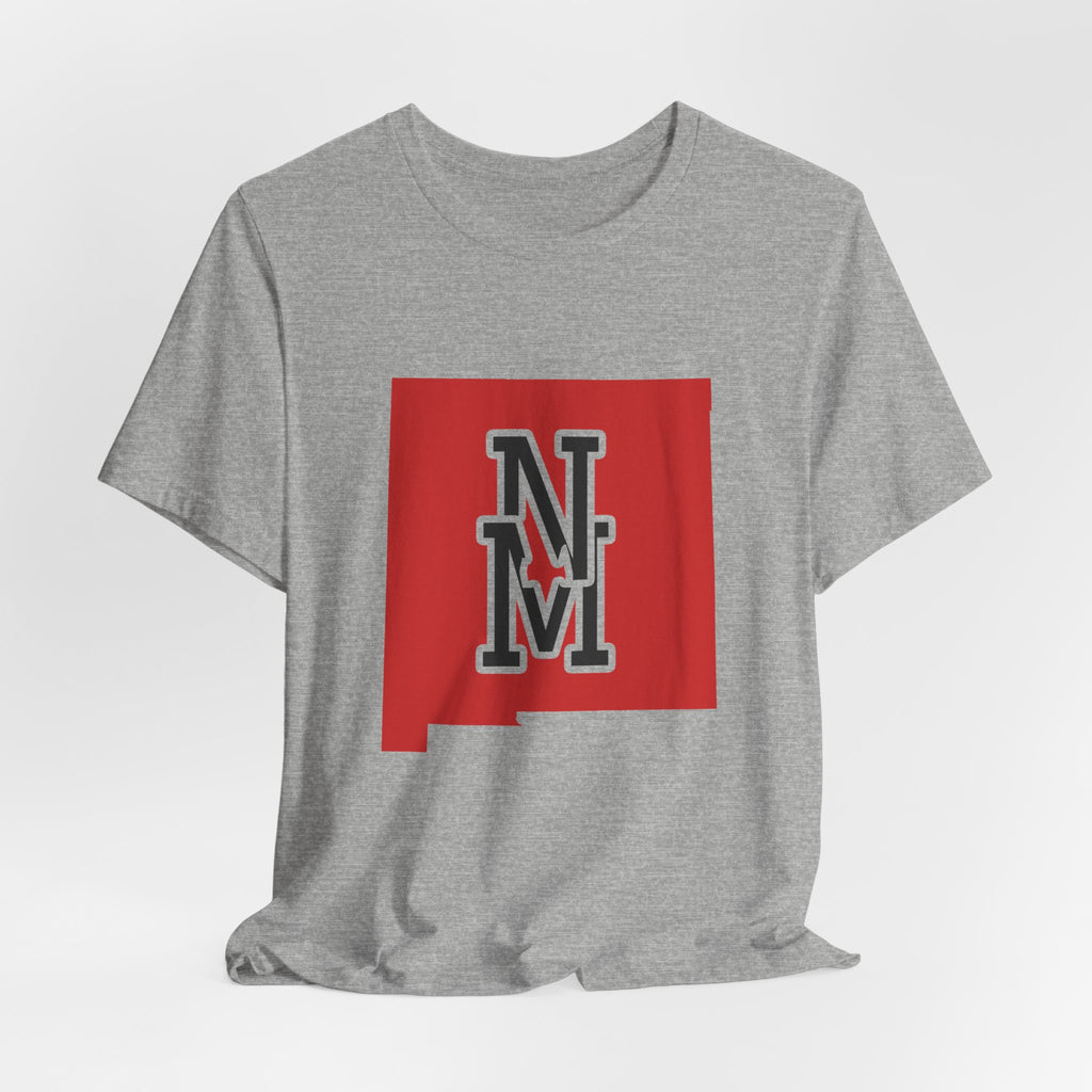 New Mexico Varsity Monogram Map T-Shirt