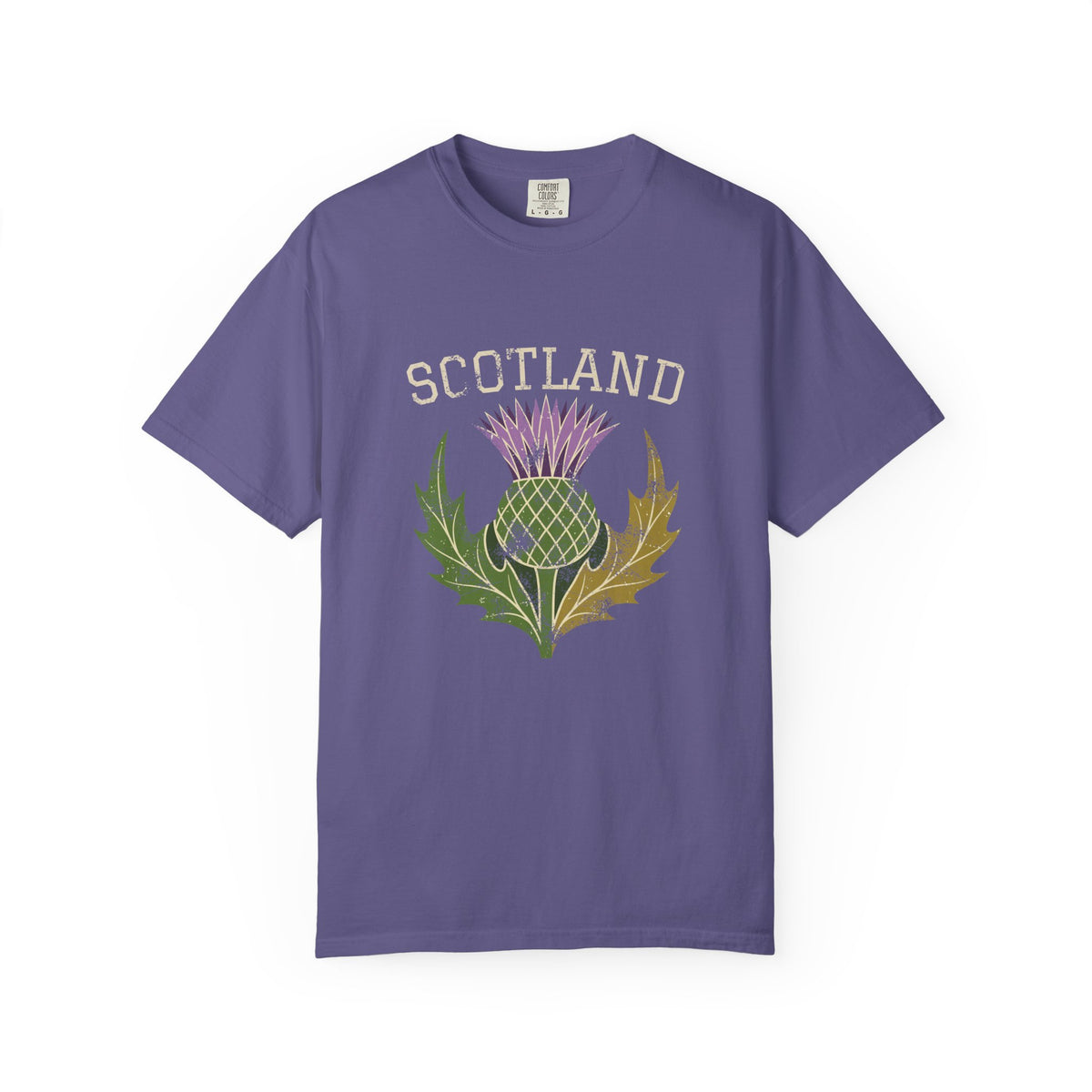 Scotland Thistle Vintage Emblem T-Shirt