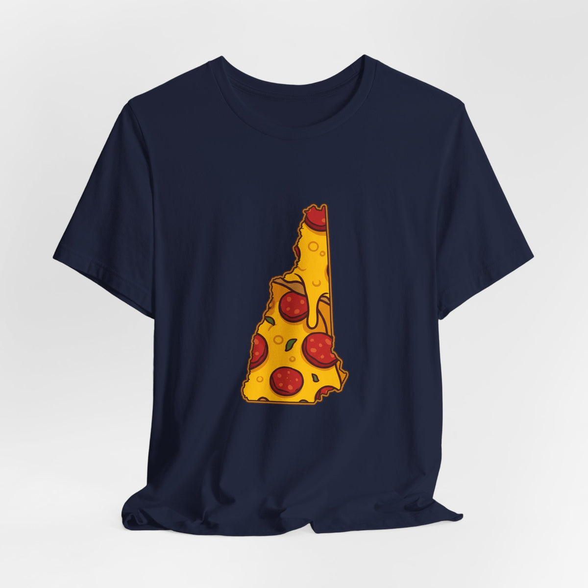New Hampshire Pizza Map T-Shirt