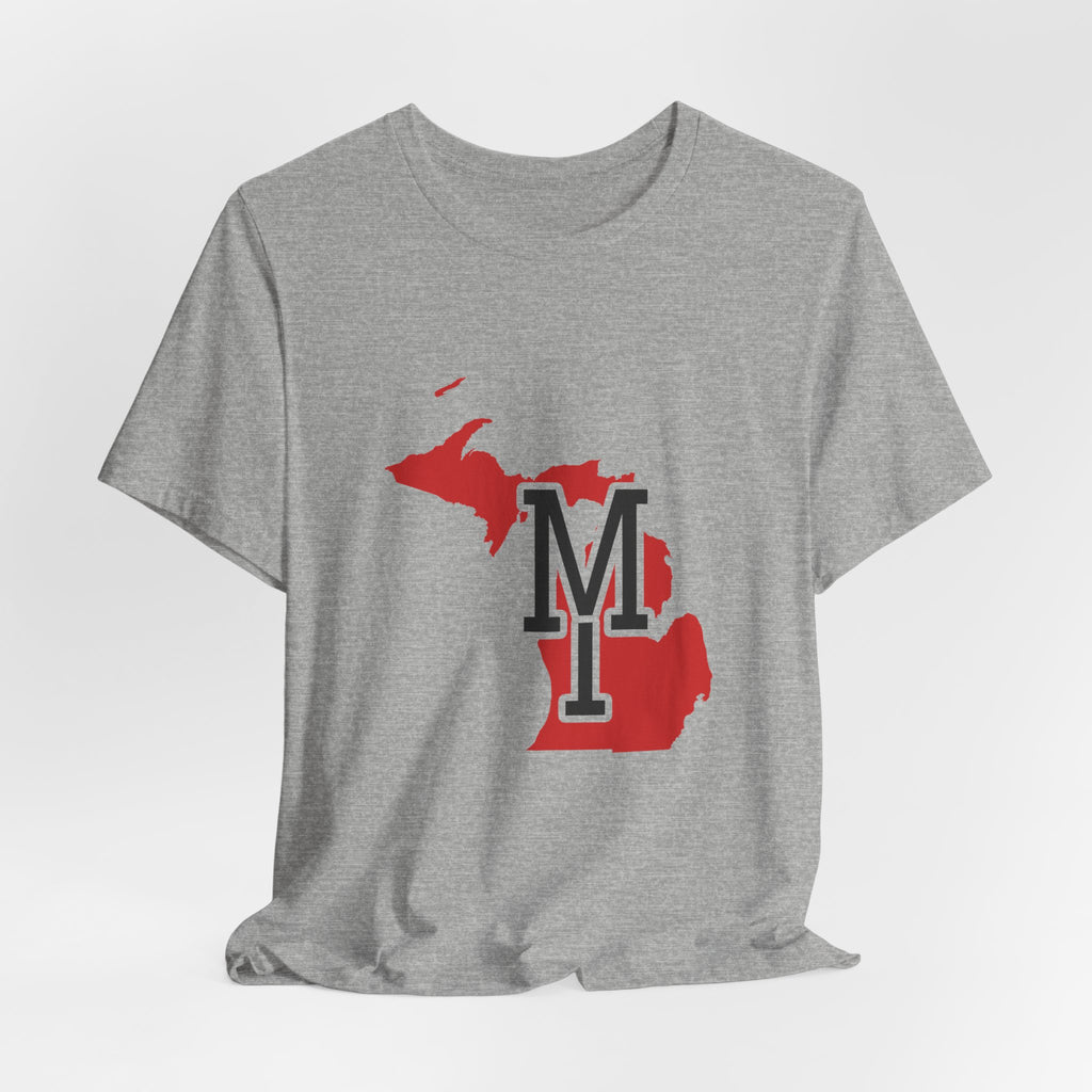 Michigan Varsity Monogram Map T-Shirt