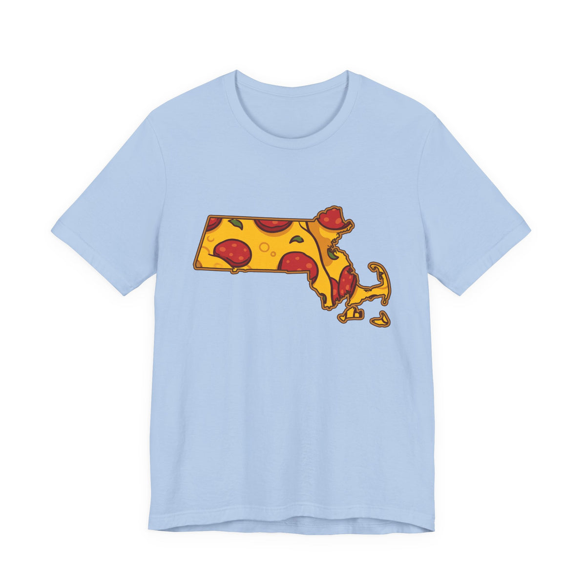 Massachusetts Pizza Map T-Shirt