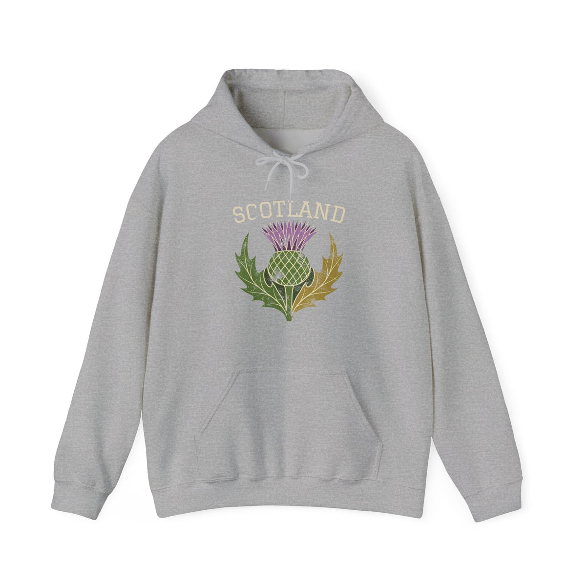 Scotland Thistle Vintage Emblem Hoodie