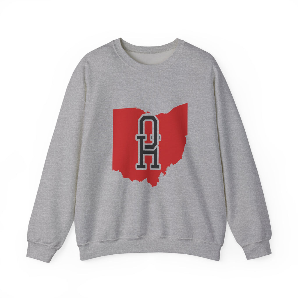 Ohio Varsity Monogram Map Crewneck Sweatshirt