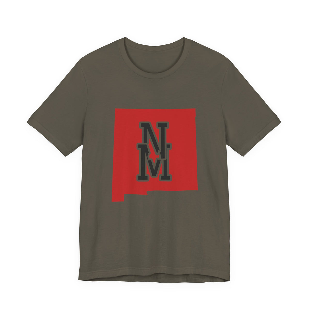 New Mexico Varsity Monogram Map T-Shirt