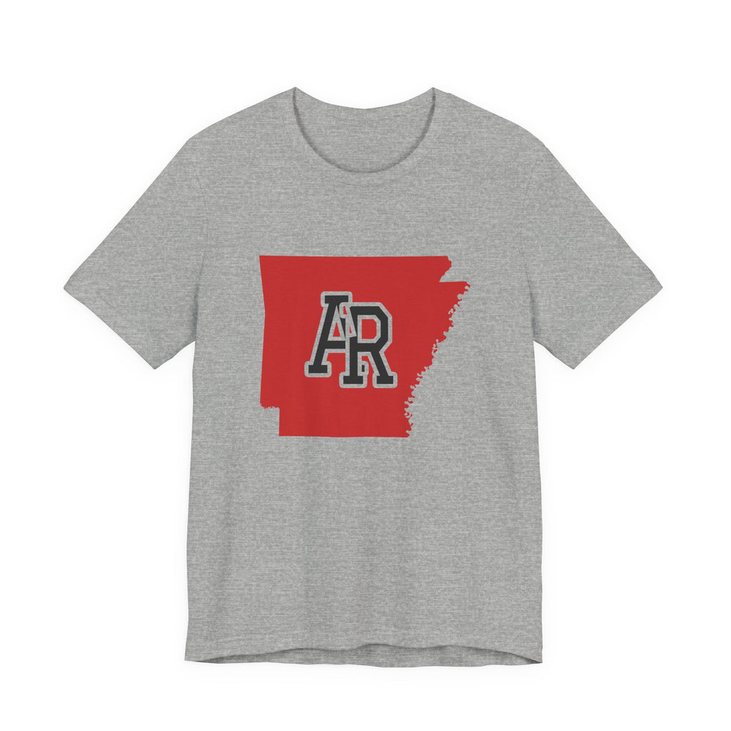 Arkansas Varsity Monogram Map T-Shirt