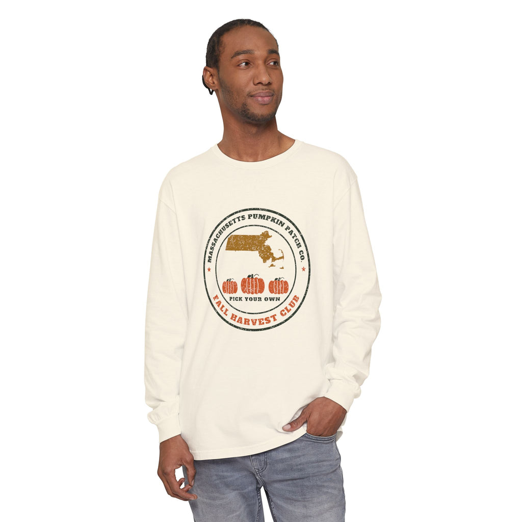 Massachusetts Pumpkin Patch Co. Badge Long Sleeve Tee