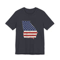 Georgia American Flag Map T-Shirt