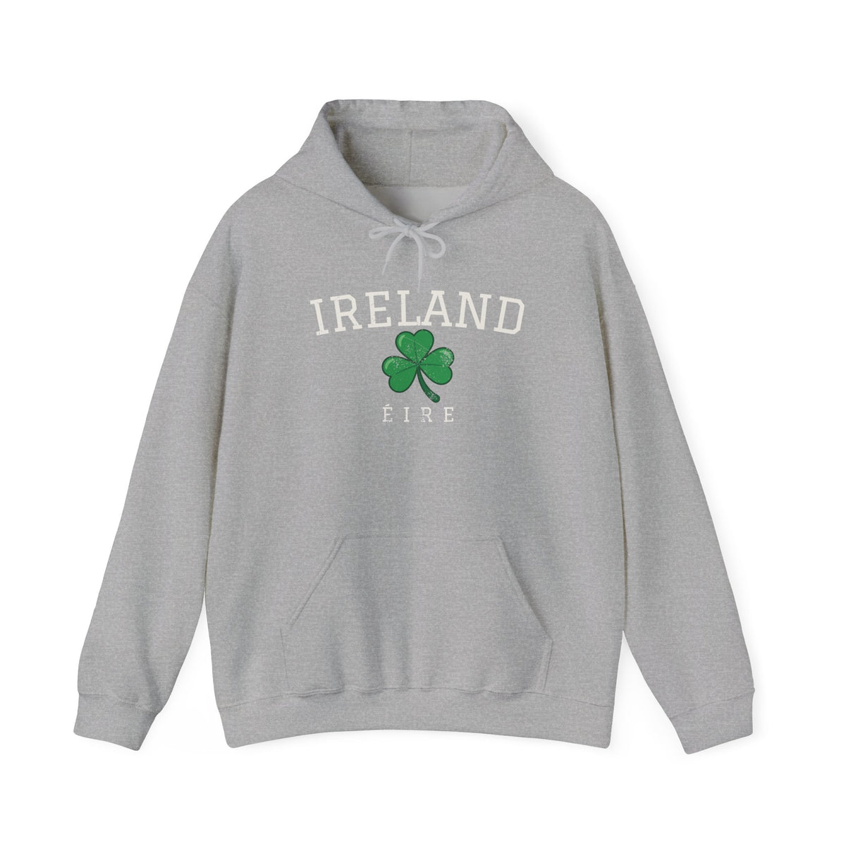 Ireland Éire Three Leaf Shamrock Hoodie