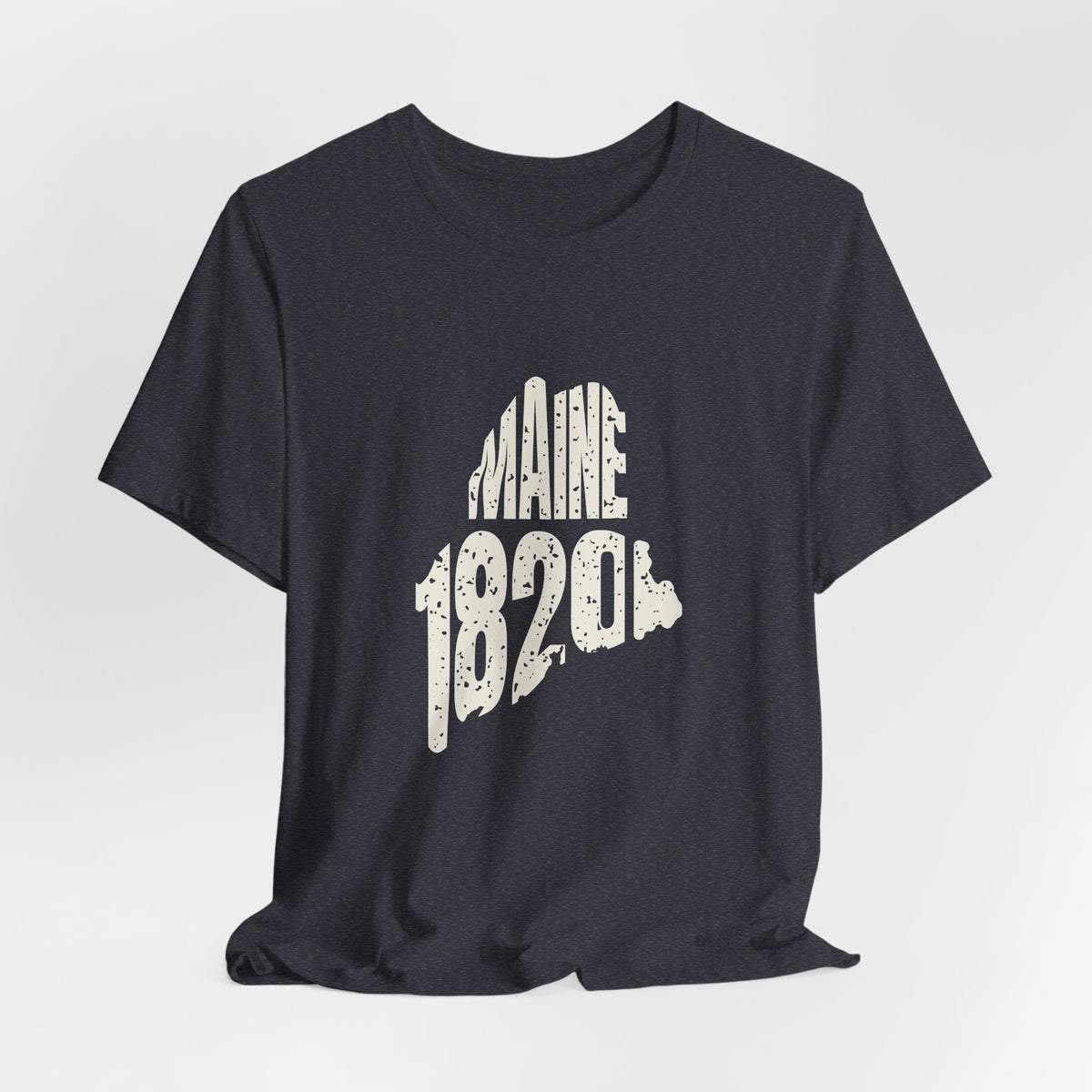 Maine Vintage Letters Map T-Shirt