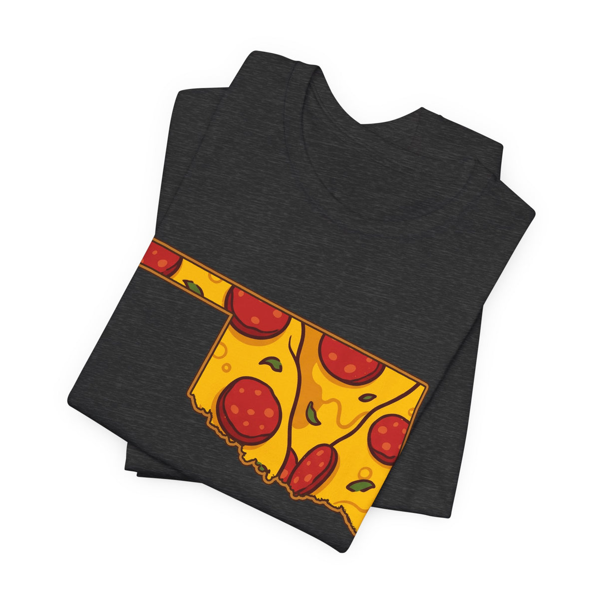 Oklahoma Pizza Map T-Shirt