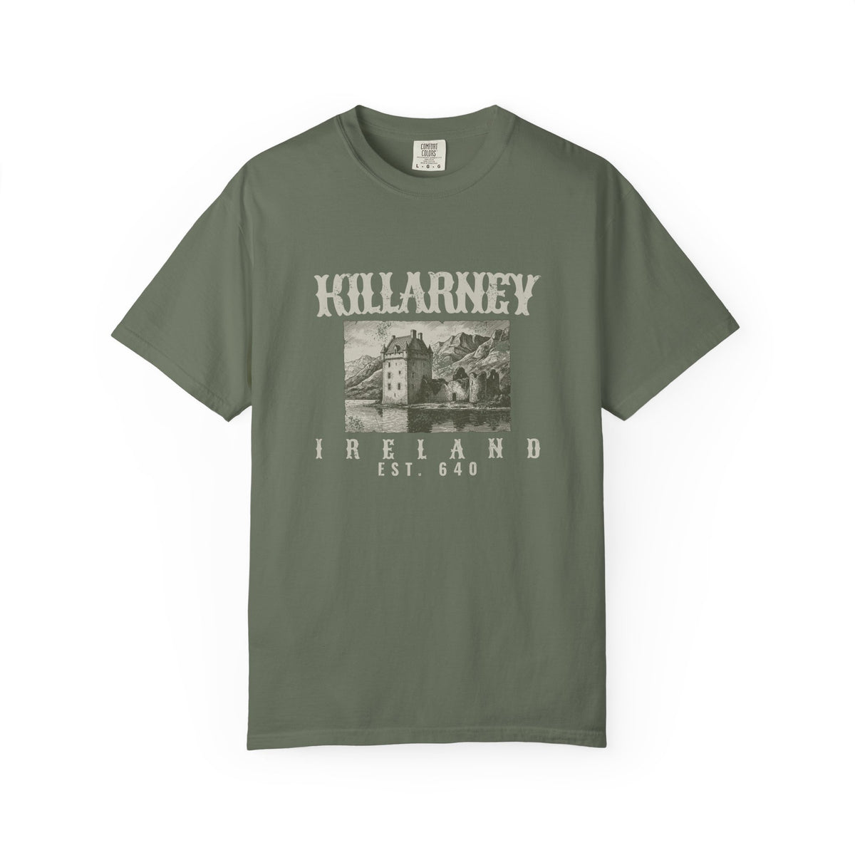 Killarney Ireland Est 640 Lakeside Castle T-Shirt