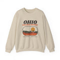 Ohio Foliage Report Retro Landscape Crewneck Sweatshirt
