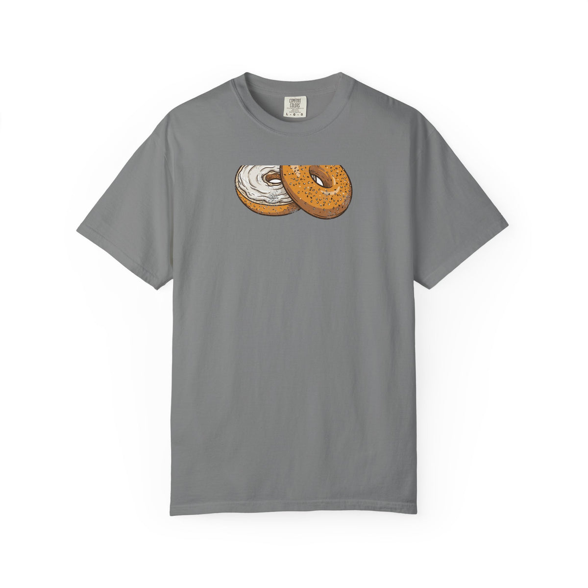 New York Everything Bagel Retro Food Illustration T-Shirt