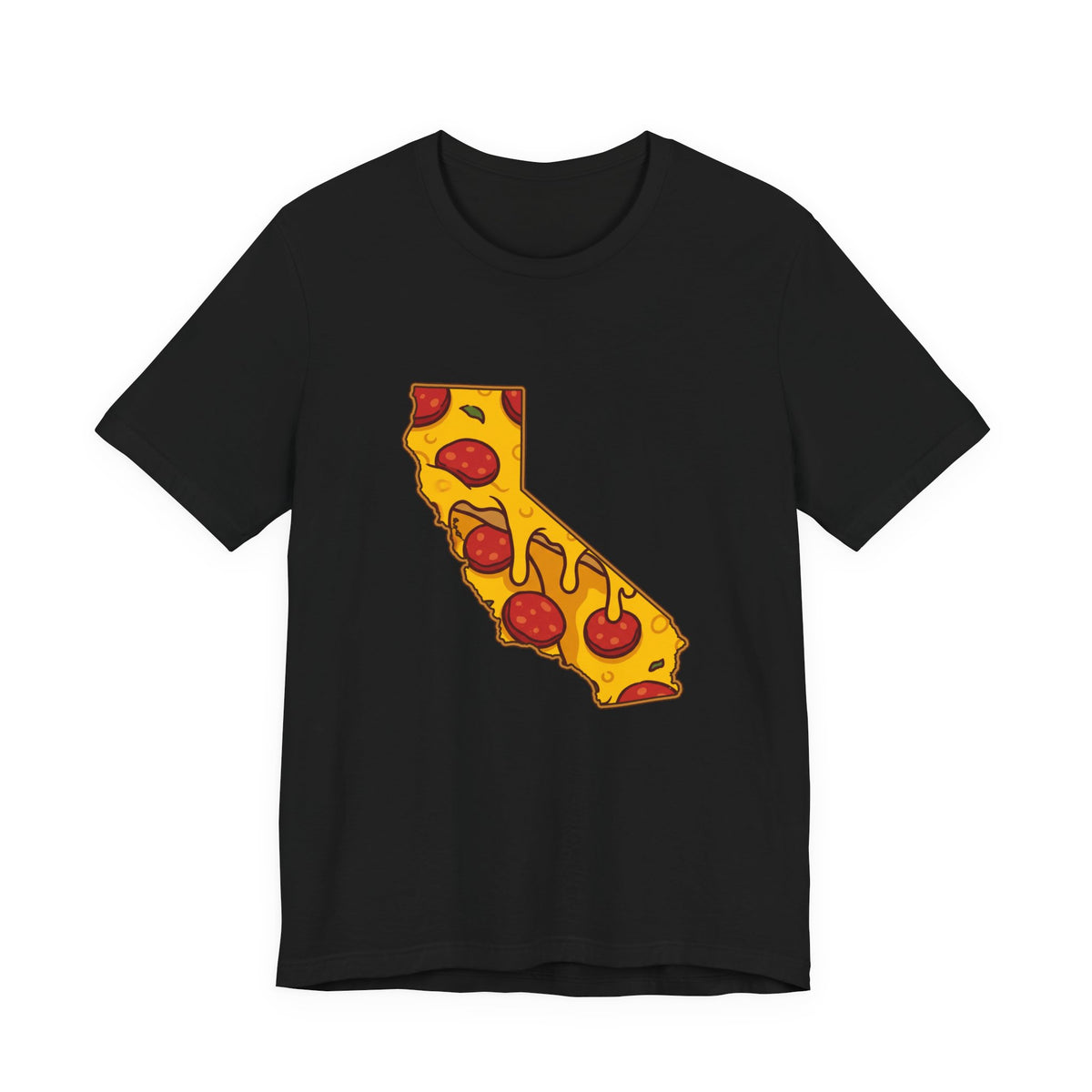 California Pizza Map T-Shirt