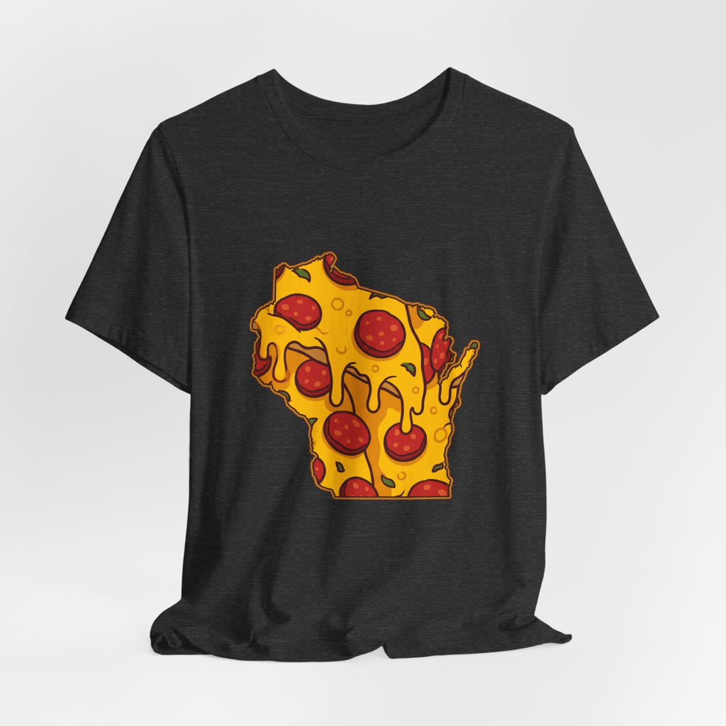 Wisconsin Pizza Map T-Shirt