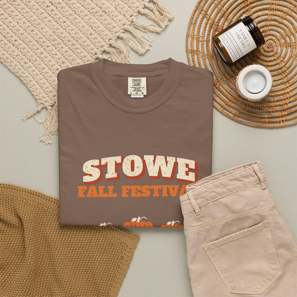 Stowe Vermont Fall Festival Hay Wagon T-Shirt