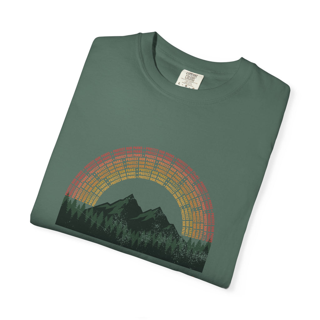 Protect Our Parks Retro Sunset Mountains T-Shirt