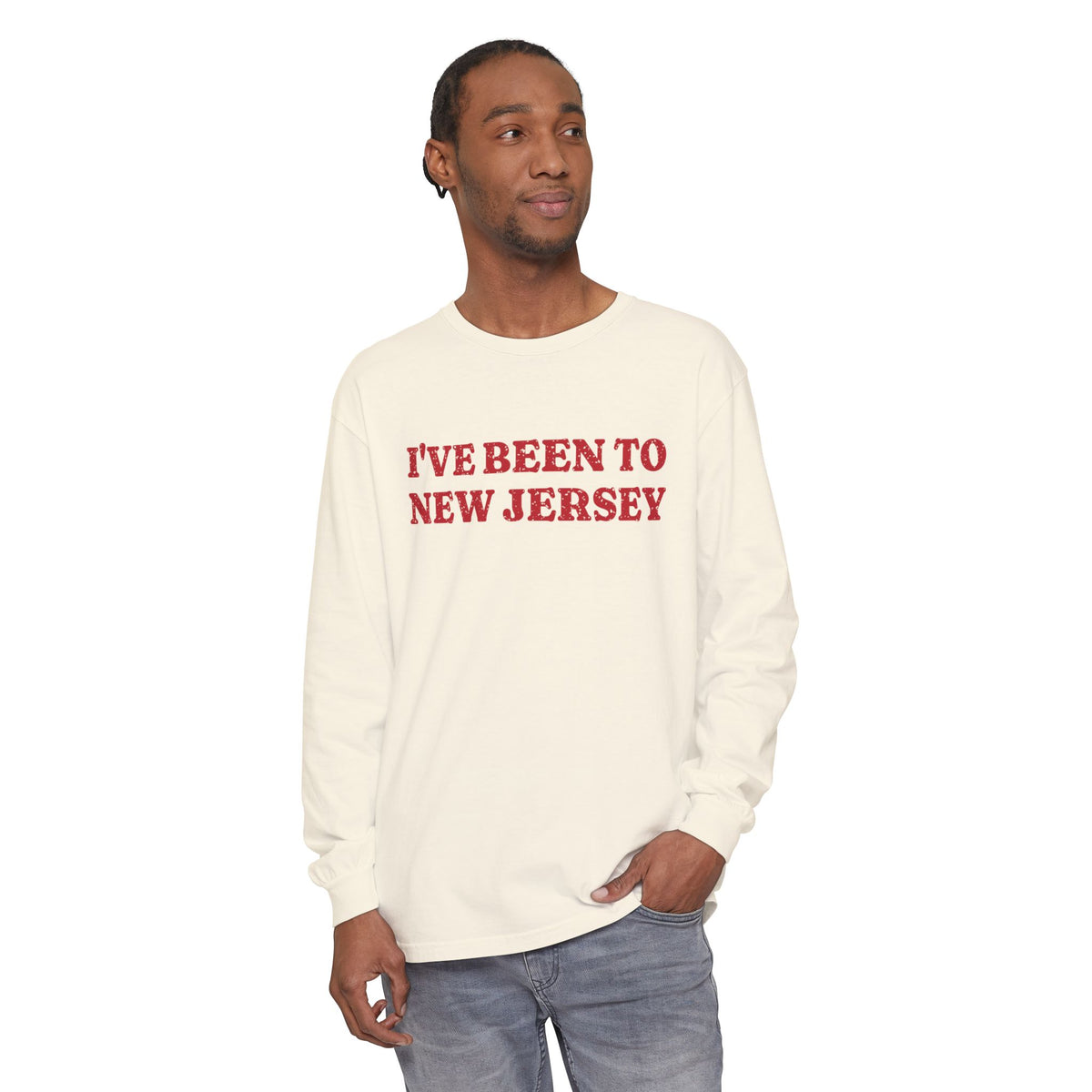 I've Been to New Jersey Vintage Travel Souvenir Long Sleeve Tee