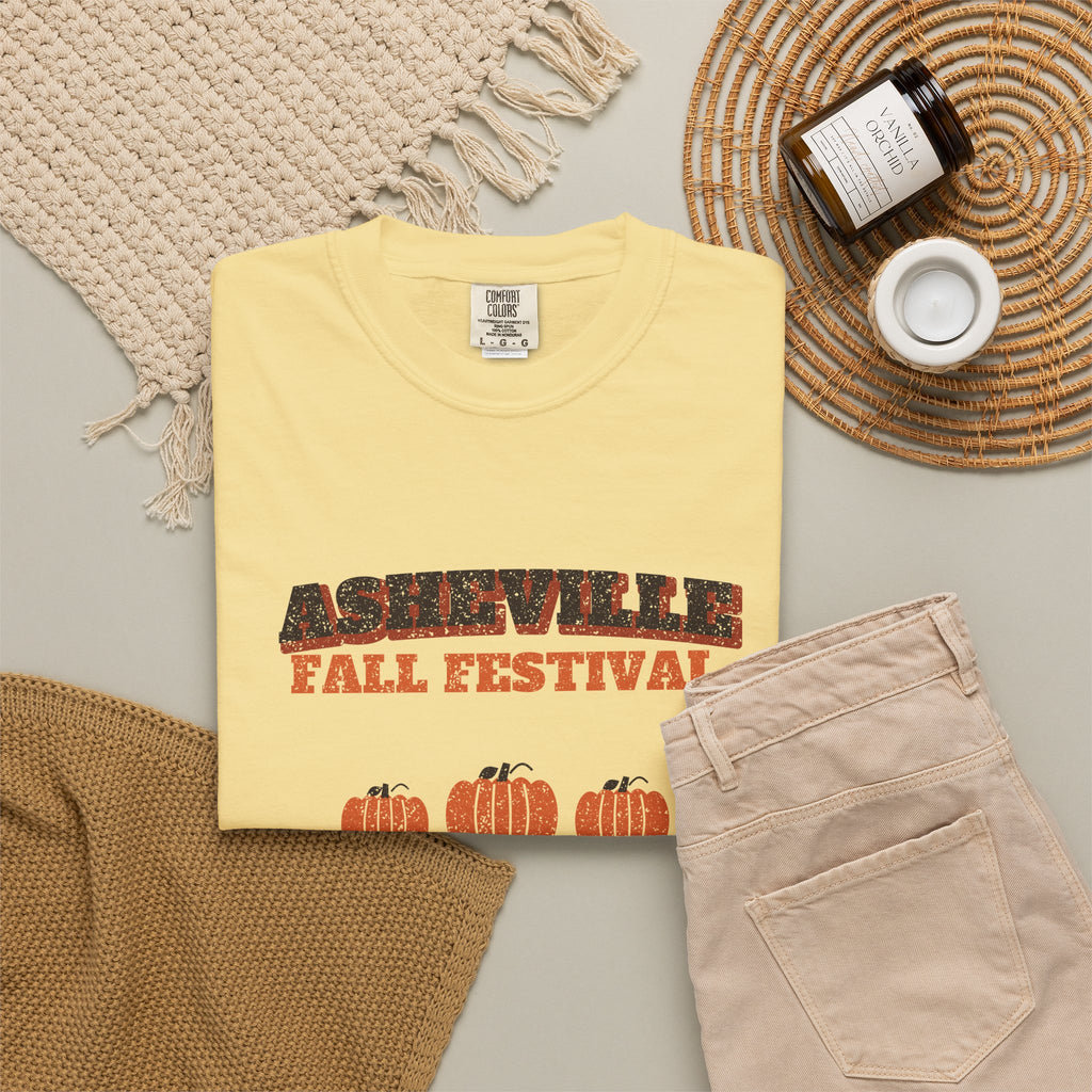 Asheville North Carolina Fall Festival Hay Wagon T-Shirt