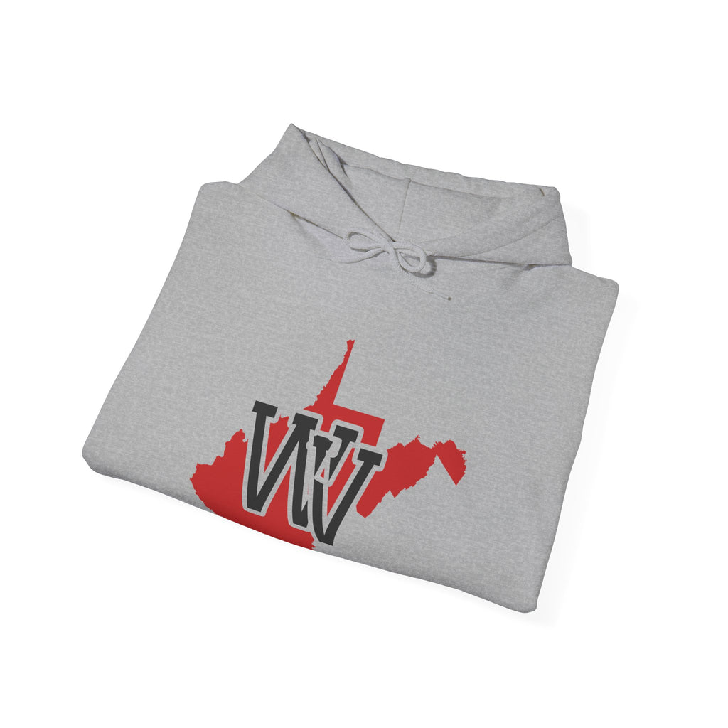 West Virginia Varsity Monogram Map Hoodie