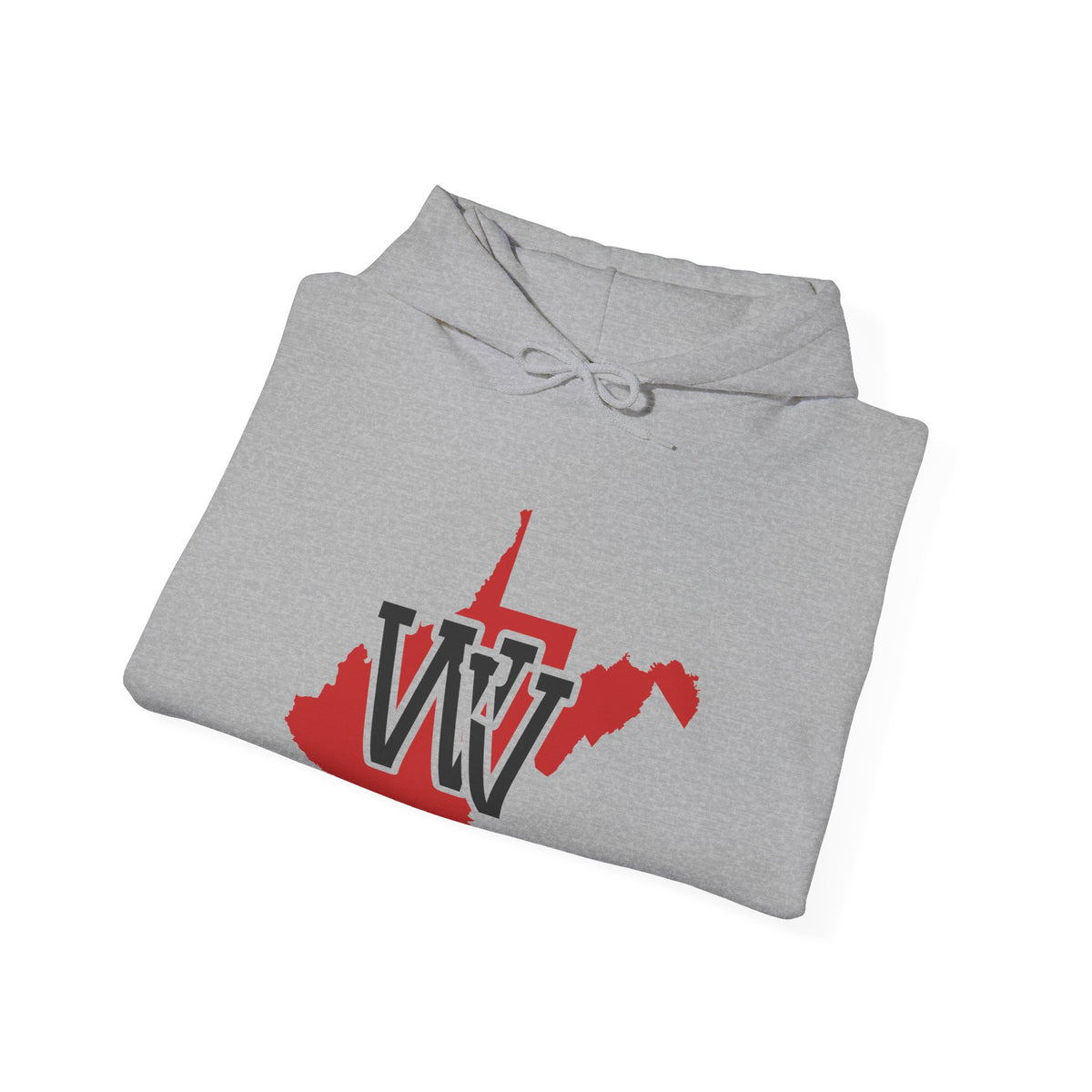 West Virginia Varsity Monogram Map Hoodie