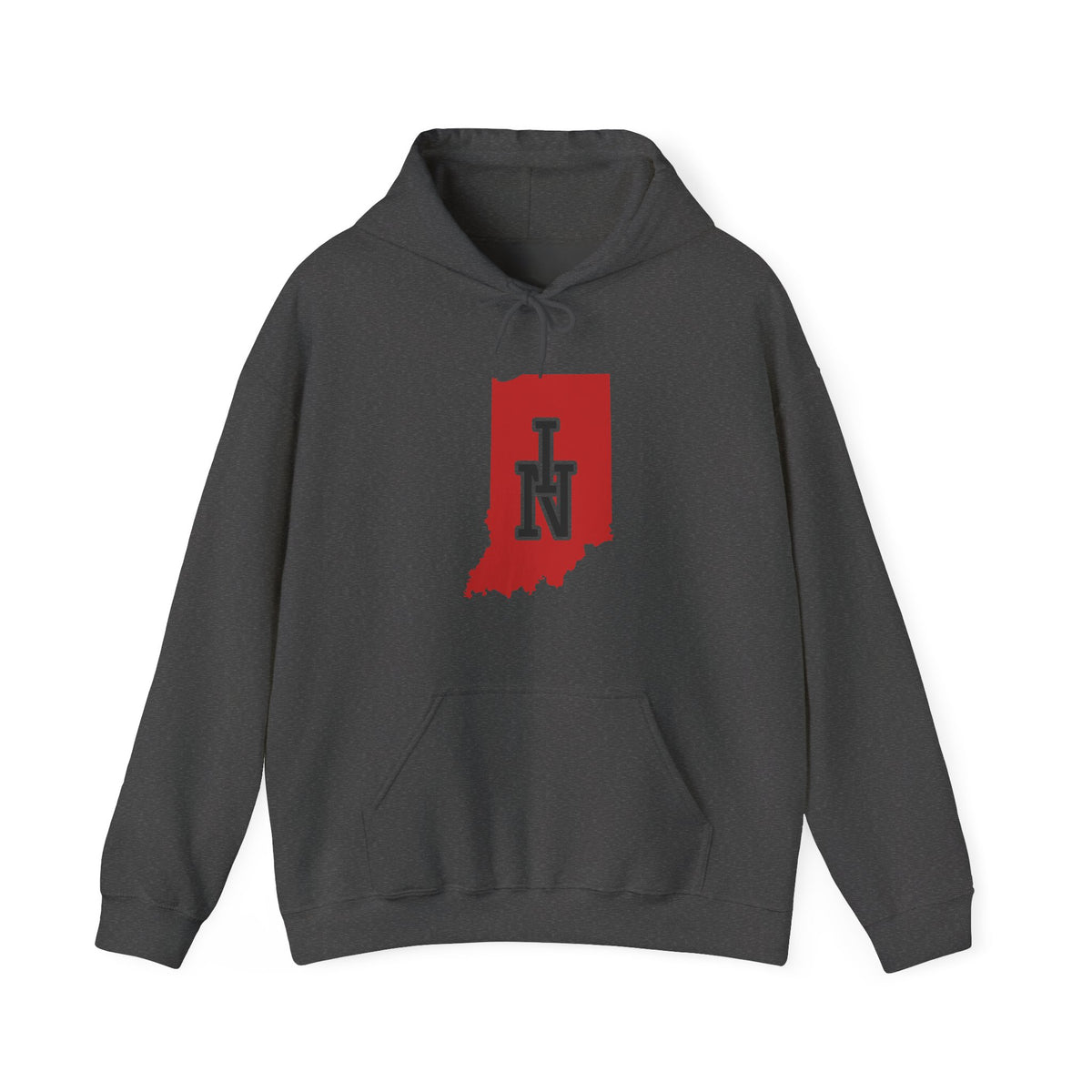 Indiana Varsity Monogram Map Hoodie