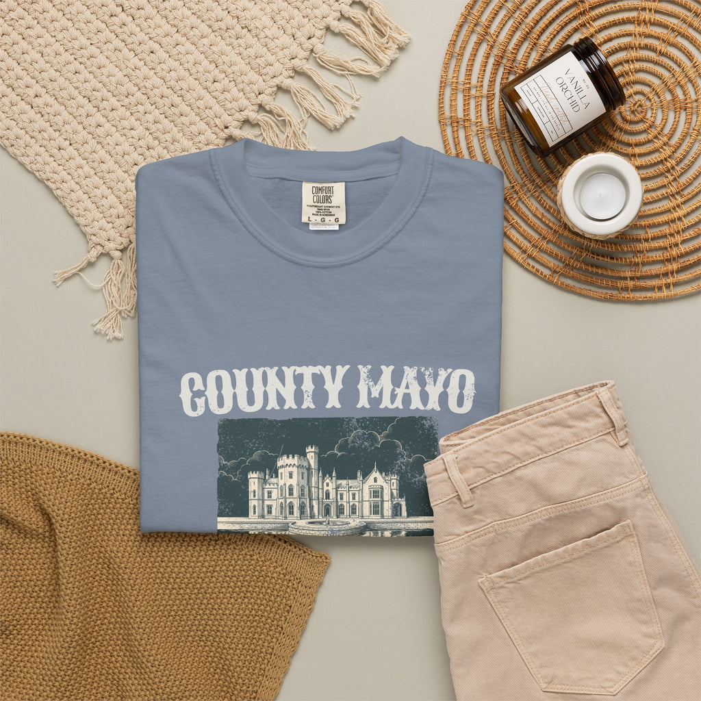 County Mayo Ireland Est 1585 Lakeside Castle T-Shirt