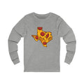 Texas Pizza Map Long Sleeve Tee