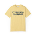 I've Been to Nashville Vintage Travel Souvenir T-Shirt