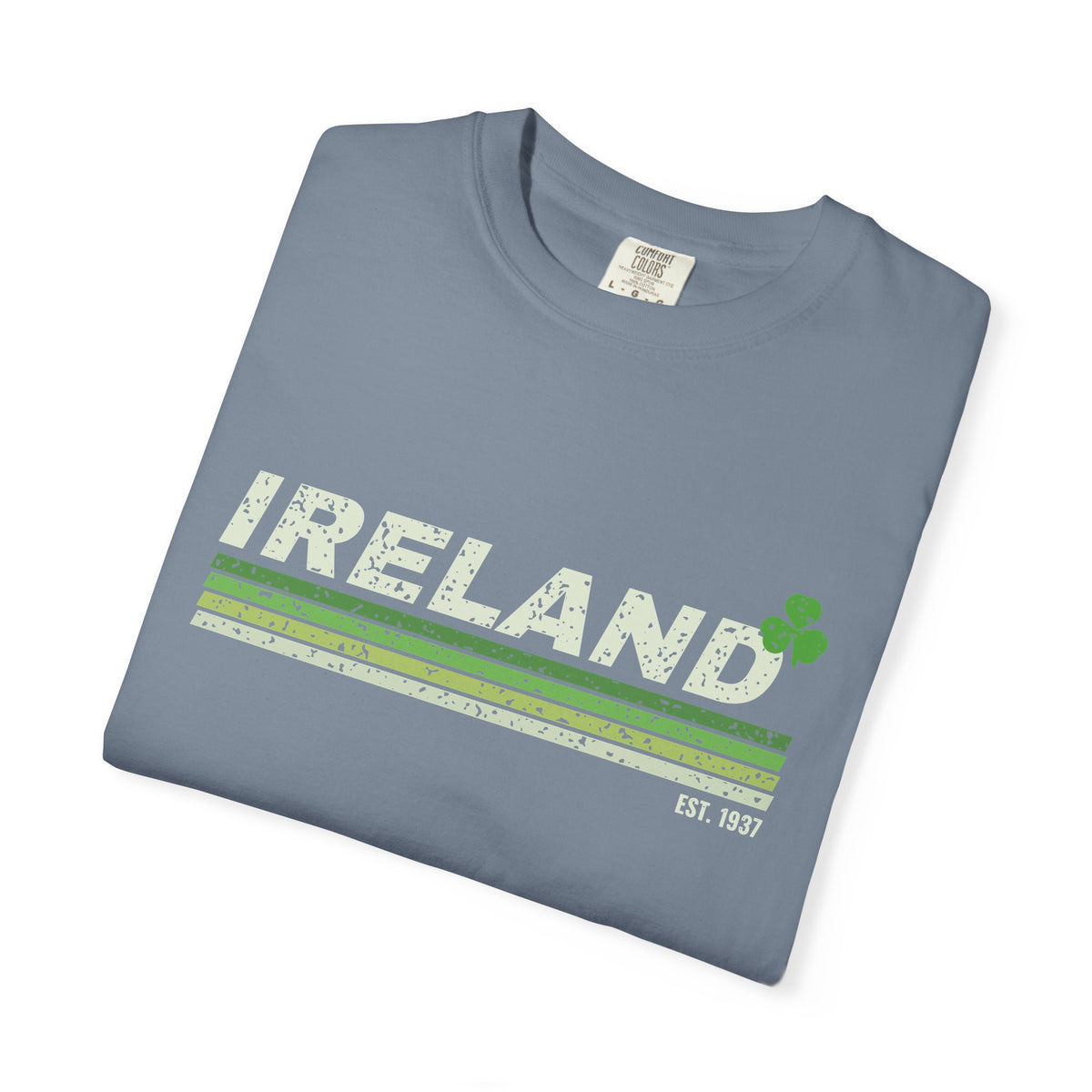 Ireland Est 1937 Retro Stripes T-Shirt
