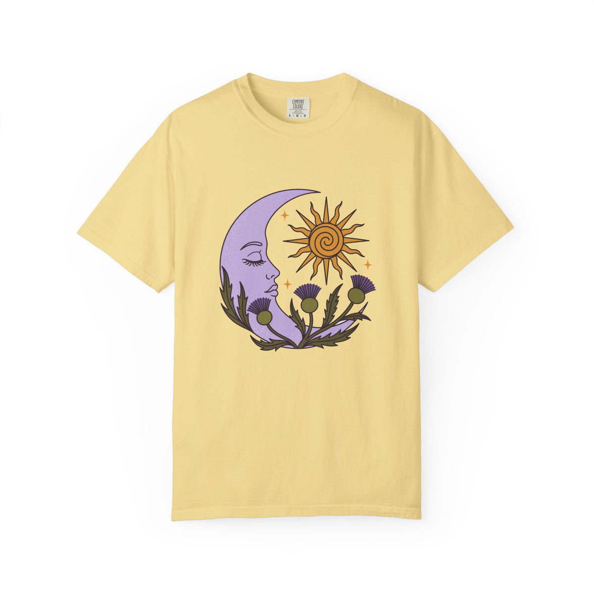 Thistle Moon Celestial Sun and Stars T-Shirt