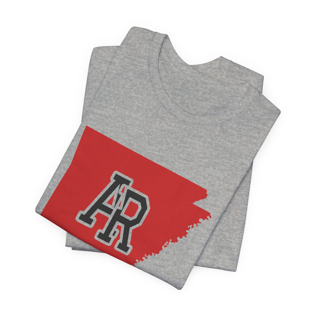 Arkansas Varsity Monogram Map T-Shirt