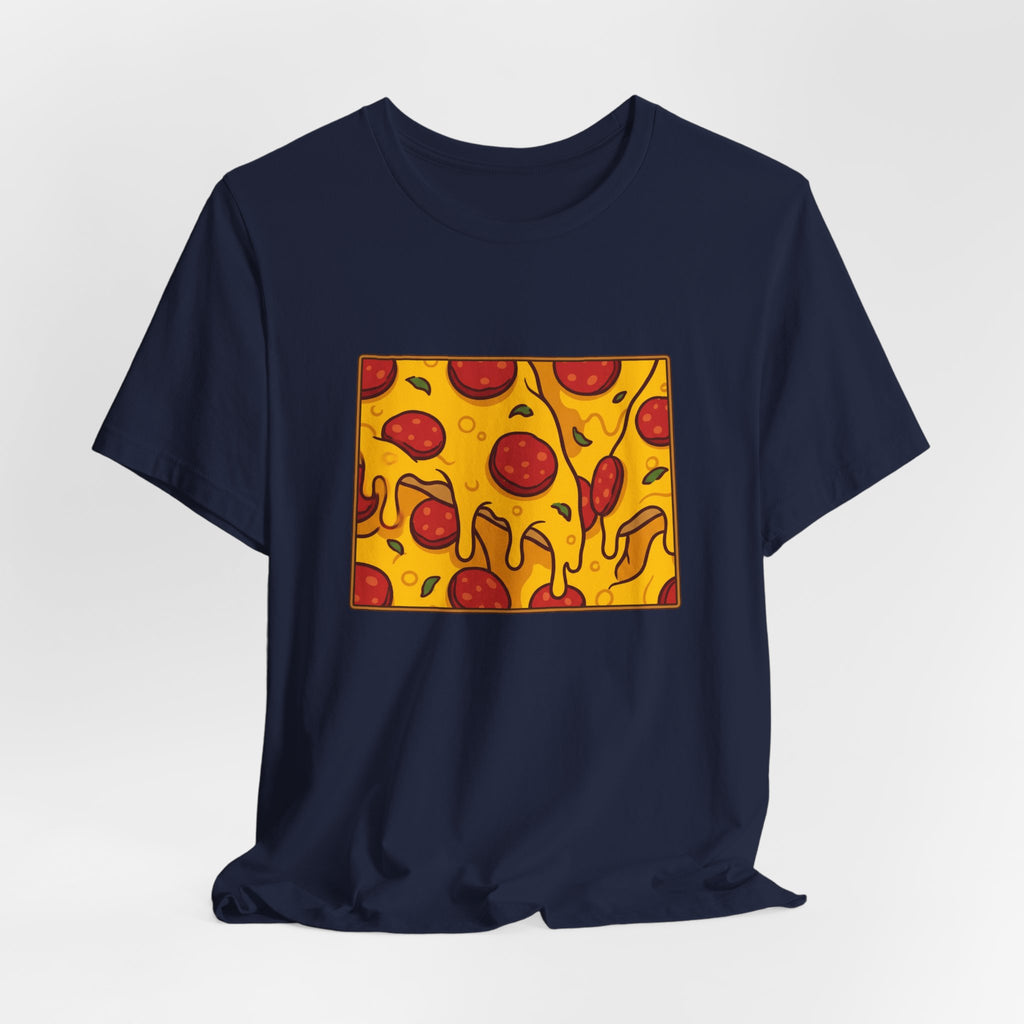 Wyoming Pizza Map T-Shirt