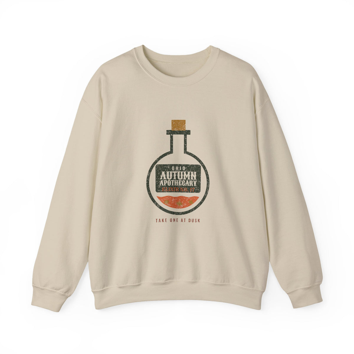 Ohio Autumn Apothecary Flask Crewneck Sweatshirt