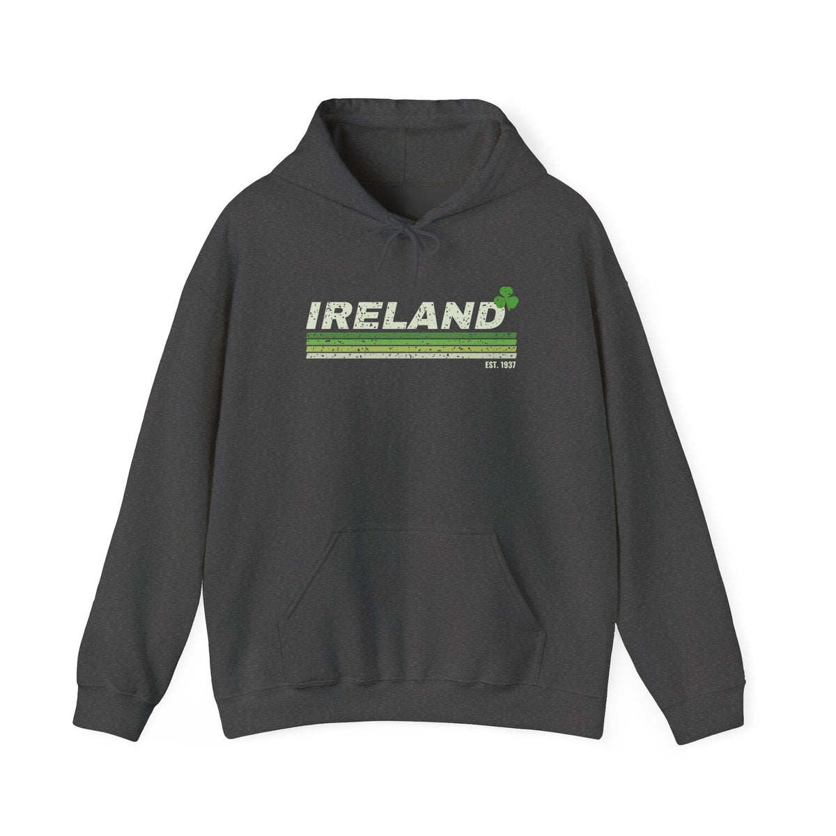 Ireland Est 1937 Retro Stripes Hoodie