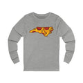 North Carolina Pizza Map Long Sleeve Tee