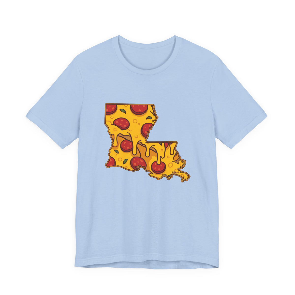 Louisiana Pizza Map T-Shirt