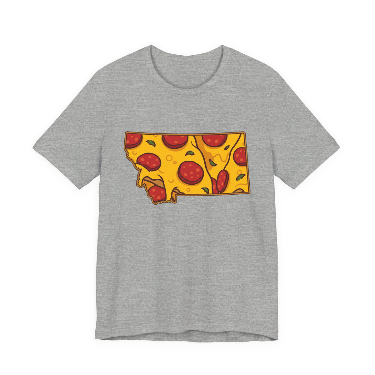 Montana Pizza Map T-Shirt