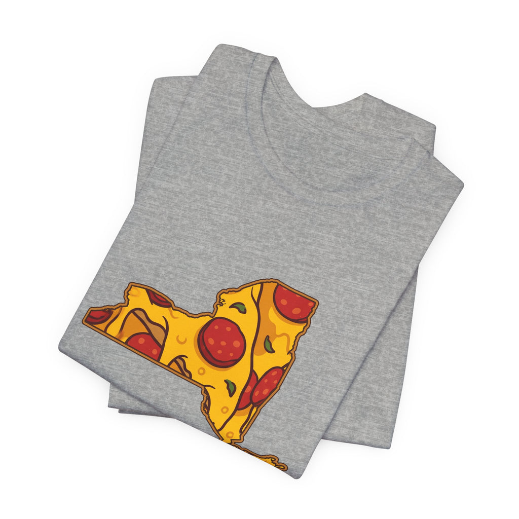 New York Pizza Map T-Shirt