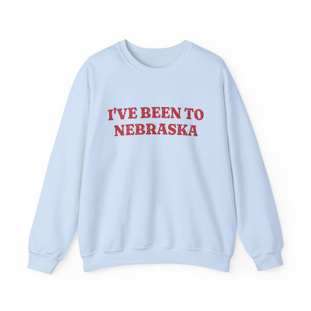 I've Been to Nebraska Vintage Travel Souvenir Crewneck Sweatshirt