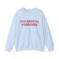 I've Been to Nebraska Vintage Travel Souvenir Crewneck Sweatshirt