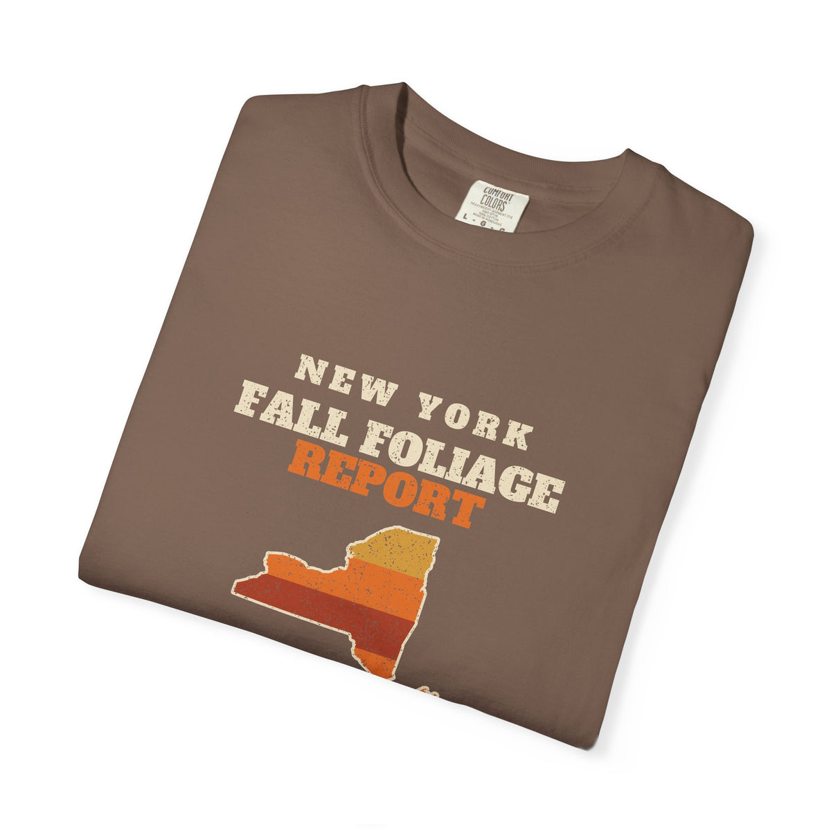 New York Fall Foliage Report Map T-Shirt