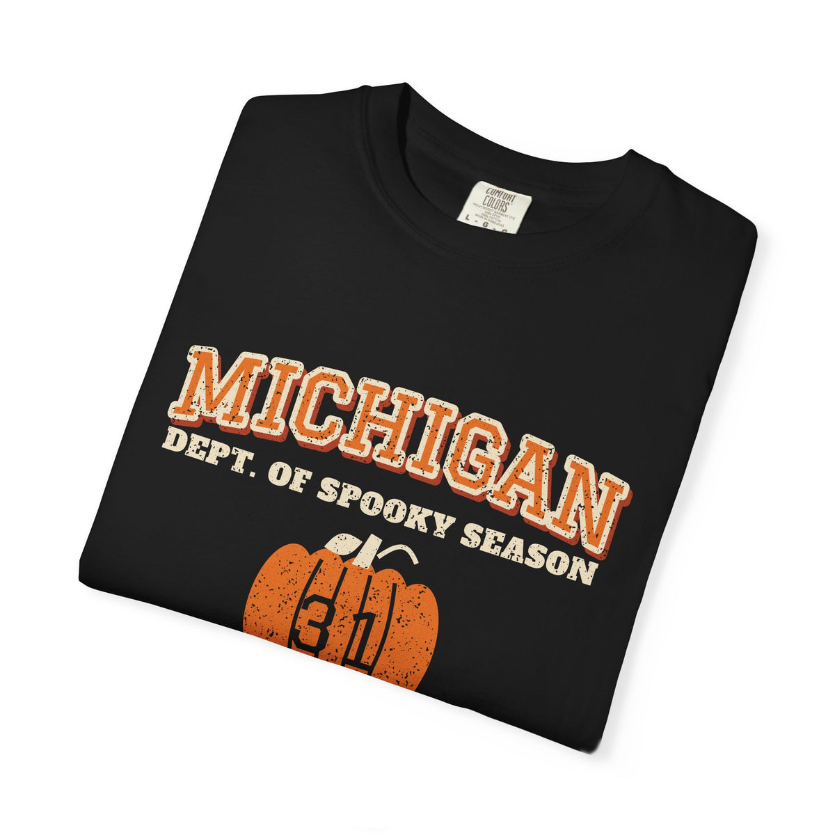 Michigan Dept. of Spooky Season Varsity T-Shirt