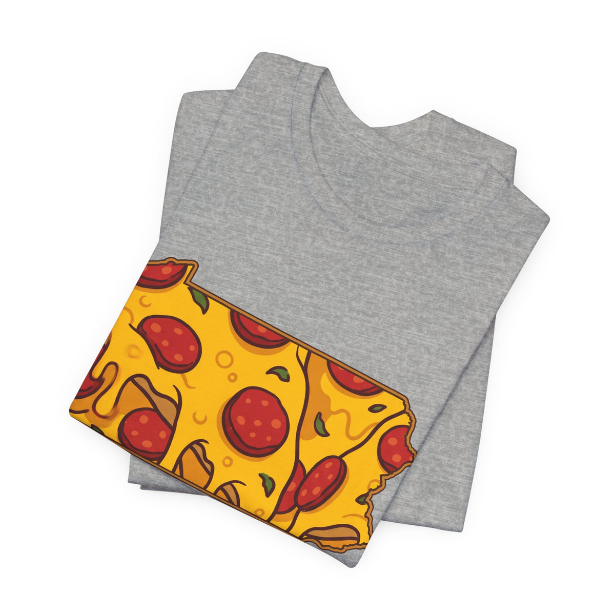 Pennsylvania Pizza Map T-Shirt