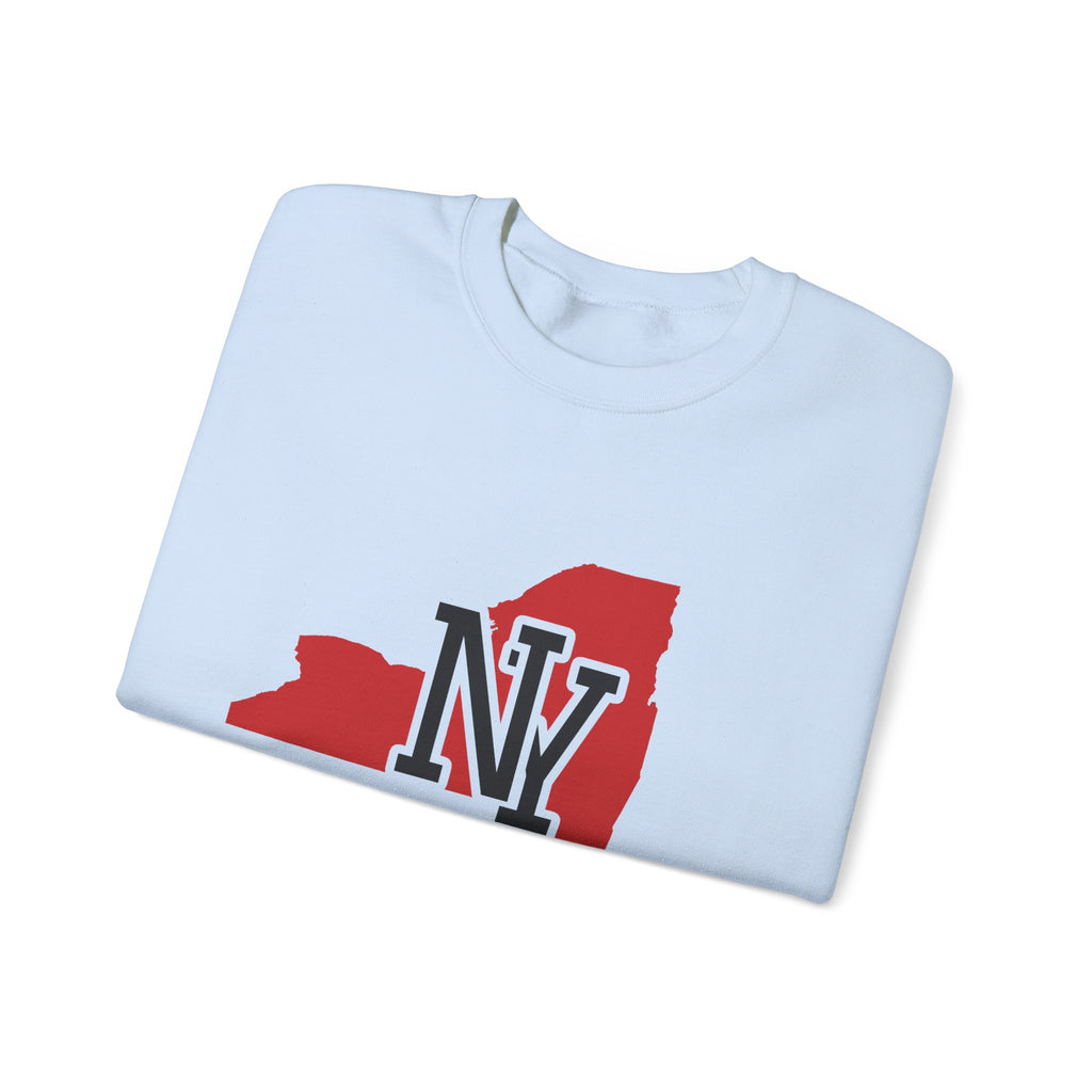 New York Varsity Monogram Map Crewneck Sweatshirt