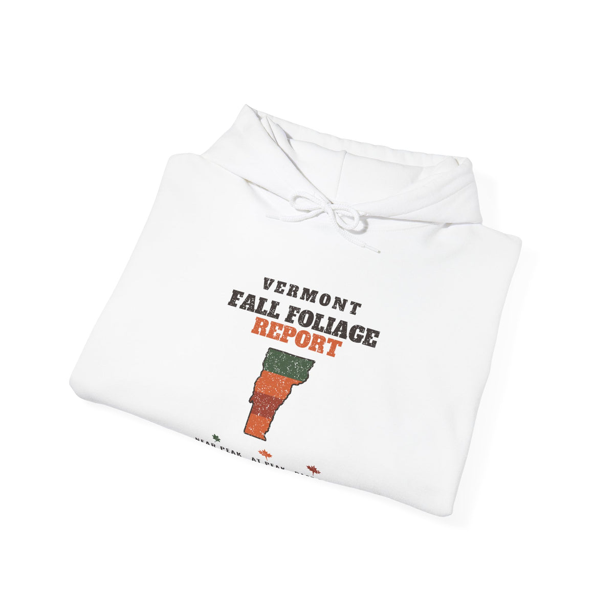 Vermont Fall Foliage Report Map Hoodie