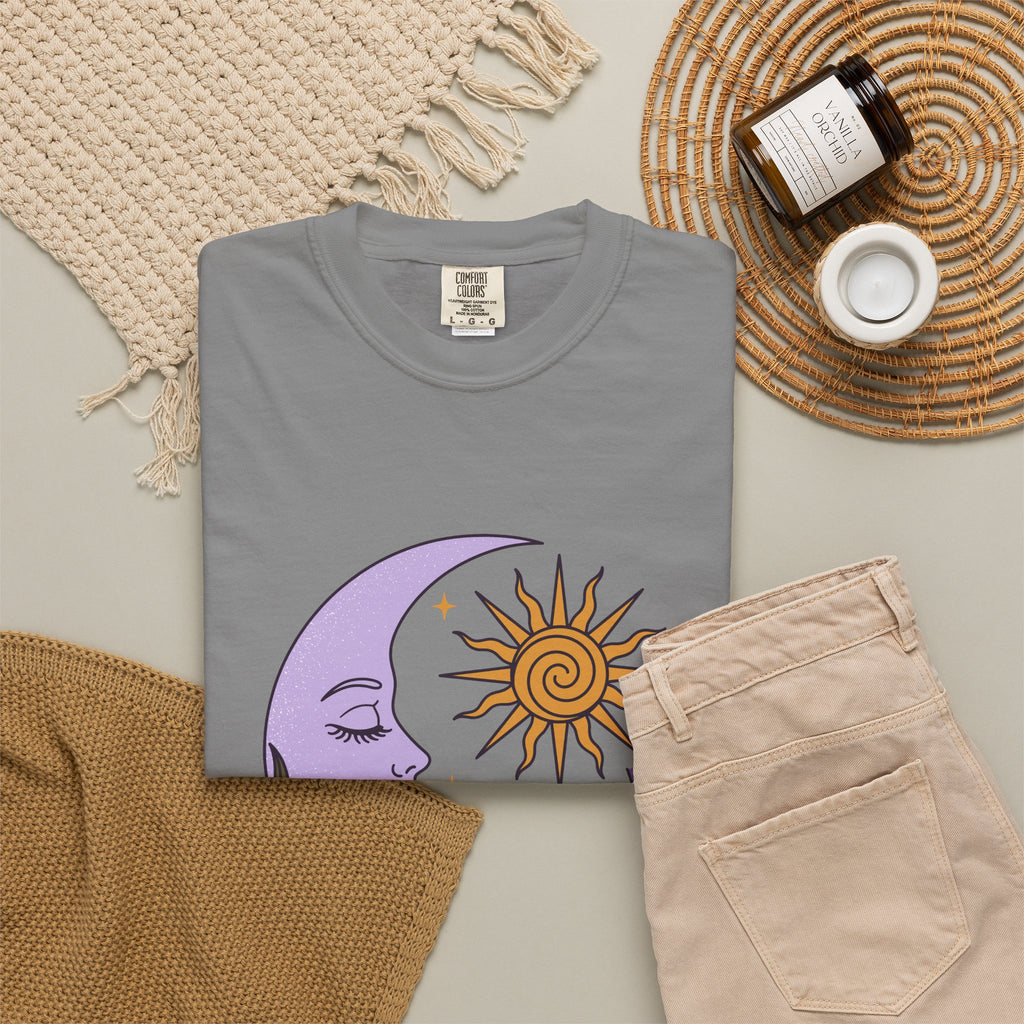 Thistle Moon Celestial Sun and Stars T-Shirt