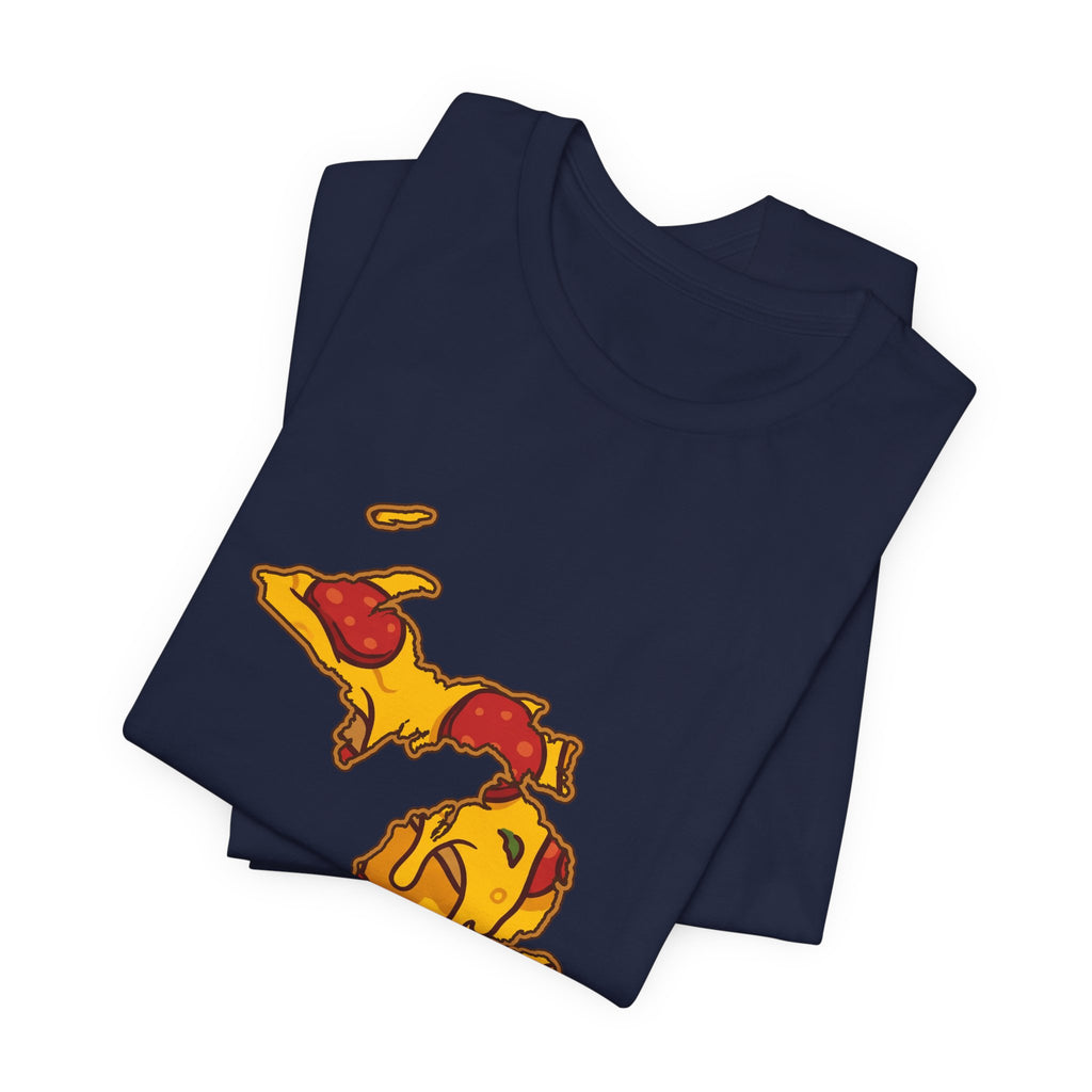 Michigan Pizza Map T-Shirt